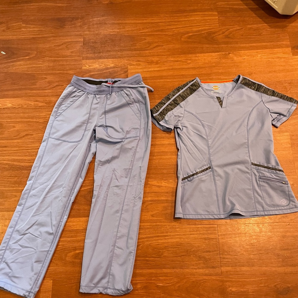 Scrub set normal wear XS blue/gray